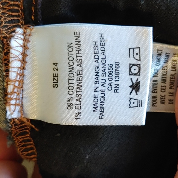 Women's DC Jeans Curvy Plus size 24 Cropped Denim Capris/Cropped Wide Leg - Picture 8 of 8